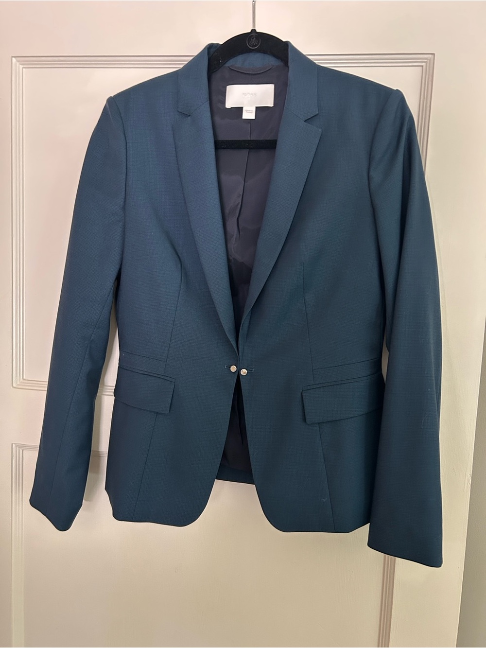 Hugo Boss Teal Single-Button Women's Blazer